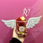 天使のりんご飴 - りんご飴ラズベリー