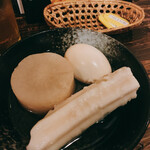 Tachinomi Sakaba Ippuku - おでん3種（大根、玉子、ちくわぶ）