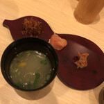 串揚げ タケナカ - 梅干しが超酸っぱいけど美味い