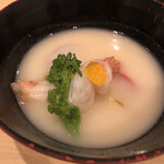 串揚げ タケナカ - このお椀も美味しかったぁ