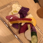 串揚げ タケナカ - バーニャカウダーが美味しい