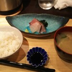 うみからそらへ - 定食のご飯  味噌汁  お刺身