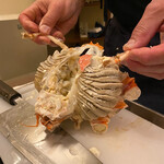 活カニの花咲 - 