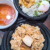 けんちゃん弁当 - 本日のチョイス！あんかけチャーハン¥600、温玉しらす丼¥600