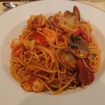 アチェーロ - 12/18　魚介類のトマトソース大盛り
