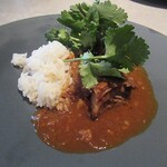 Blanc d'or - 仔羊肉のスパイスカレー