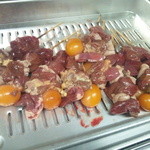 吾妻家 - レバー　焼く前