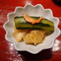 焼鶏 ひらこ - 箸休めのお漬物
