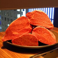焼肉うしごろ 銀座店 - 今日、使用するヒレ、クラシタ、ミスジ、です