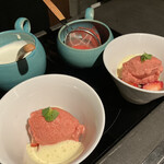 北海道焼肉 北うし - いちごみるく