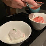 北海道焼肉 北うし - いちごみるく