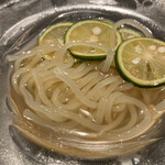 北海道焼肉 北うし - 酢橘冷麺