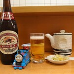 Tonkatsu Yamabe - ビールは中瓶