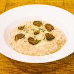 Truffle-scented cream risotto