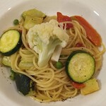バール ワイワイ タリアーノ ドゥオーゾ - 春野菜の農園風スパゲッティ