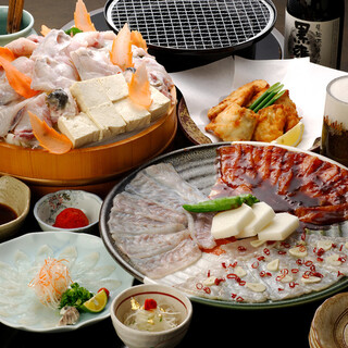 人気のてっちりから創作ふぐ料理まで満喫！各種コースあり