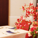 G&V - テーブルのお花で癒されて下さい