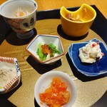 Japanese Restaurant KINZA - 前菜六点盛り