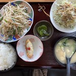 台湾料理 王府 - 日替りランチ（ニラともやし炒め）700円税込