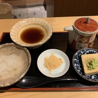 玄水 - そばがきお供