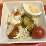 ベッセルイン - 朝食セットのミニサラダ