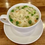 ネパール料理 居酒屋 ラム - サービスのたまごスープ