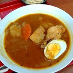 Indean Kare - 野菜、チキン、卵