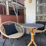 パン・デ・フィロゾフ - テラス席？