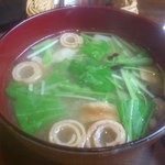 セットの味噌汁