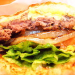 香留壇 - チーズバーガー（730円）