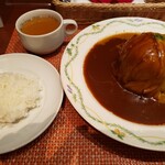 グリル マルヨシ - ロールキャベツ定食、ライス小