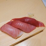 沼津魚がし鮨 - 特上まぐろ３種にぎり