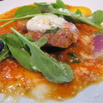 オステリア チロ - 三元豚の ピッツアヨーラ
      (豚肉のピザ職人風）