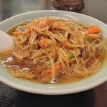 香蘭園 - 生鳴麺（もやしそば）