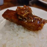 かつれつ四谷たけだ - ポークソテー・オン・ザ・ライス。