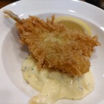 かつれつ四谷たけだ - キスフライ（トッピング）。