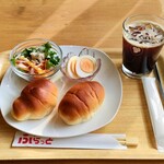 Kafe Ando Dainingu Ba Furatto - ワンコインセット（モーニングメニュー）