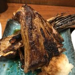 Binchousumi Biyaki Jige - 220303木　東京　備長炭火焼 じげ 築地店　本鮪かま