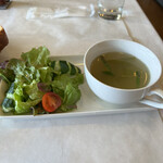 Cafe del Mar - セットのサラダとスープ