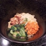 麺料理しんでぃ - 絡めそば（\750）