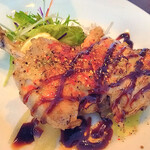 柊山ガーデン - ローストチキン　バルサミコソース