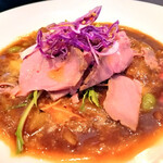 柊山ガーデン - ローストビーフとハッシュドビーフ