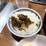 屯ちん - 最強の高菜ライス。辛い。