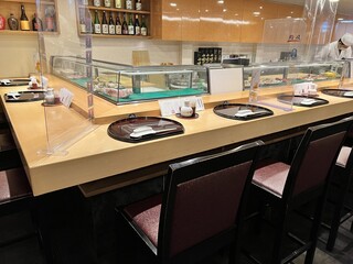 Sushi Masa - 1F カウンター席