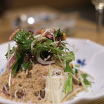 希須林 - お豆腐と春雨の胡麻だれサラダ