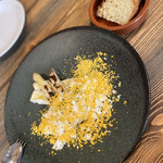 Subrideo Restaurare - 前菜:ホワイトアスパラガスのグリル