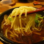 麺や　つるり - この麺が鴨を引き立てます