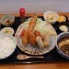 Katsumichi - ミックスフライ・海老天ミニそばセット　1,420円
