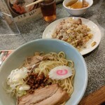あぶら～亭 - あぶら〜麺＆ハーフチャーハンセット¥1,000
