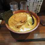 油屋製麺 - 魚介の出汁が効いた味噌そば